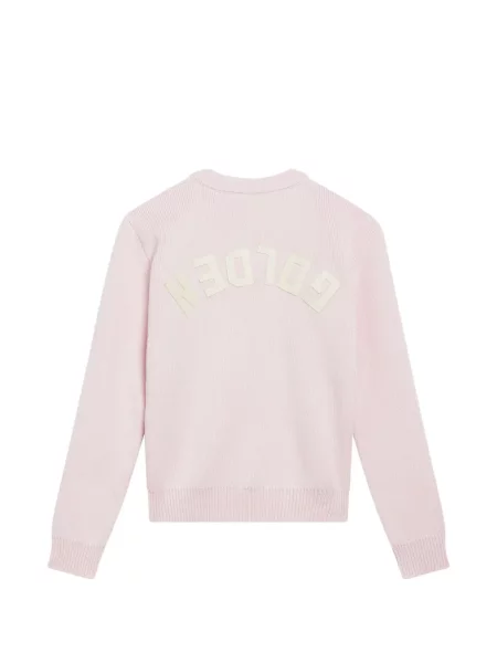 Sweter dziecięcy Golden Goose różowy