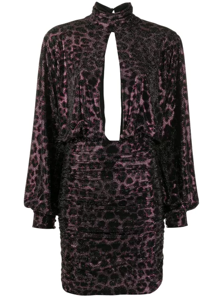 Rochie Philipp Plein cu imagine de costum roz