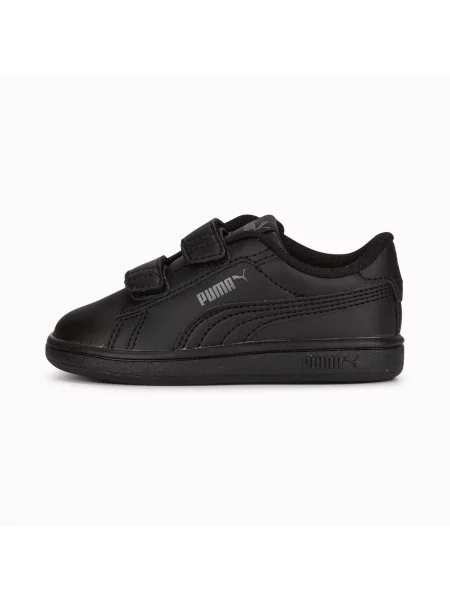 Niemowlęce skórzane sneakersy Smash V czarne