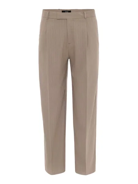 Antioch Pantaloni cutați Eurico brocart / murdar alb