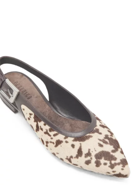 Pantofi cu toc Peserico cu imagine slingback maro