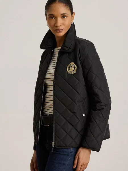 Lauren Ralph Lauren prešívaná bunda dámska čierna