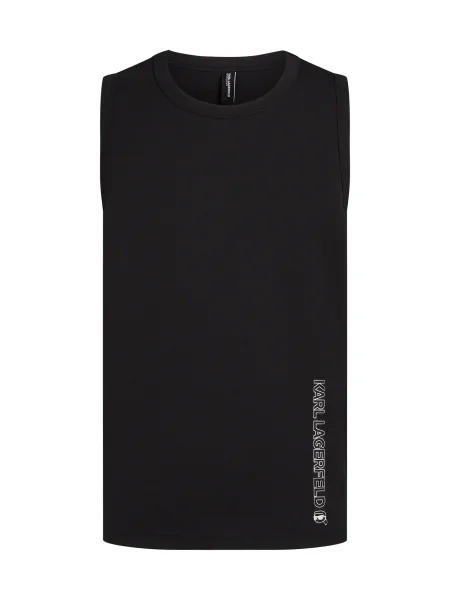 Karl Lagerfeld Tricou Ikon negru alb