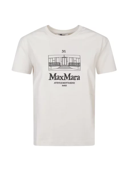 Koszulka Max Mara beżowa