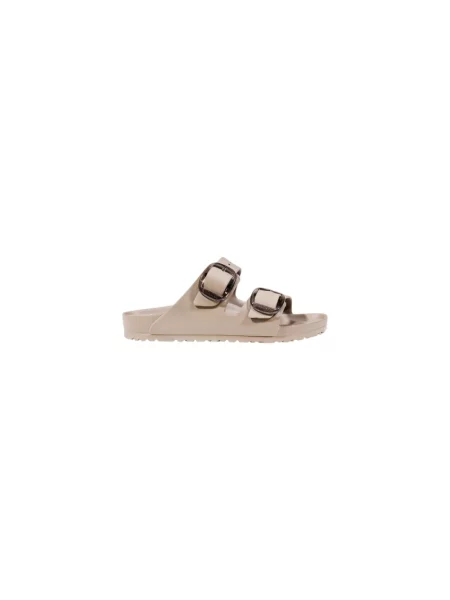 Wodoodporne EVA klapki Birkenstock na sprzączkę szare