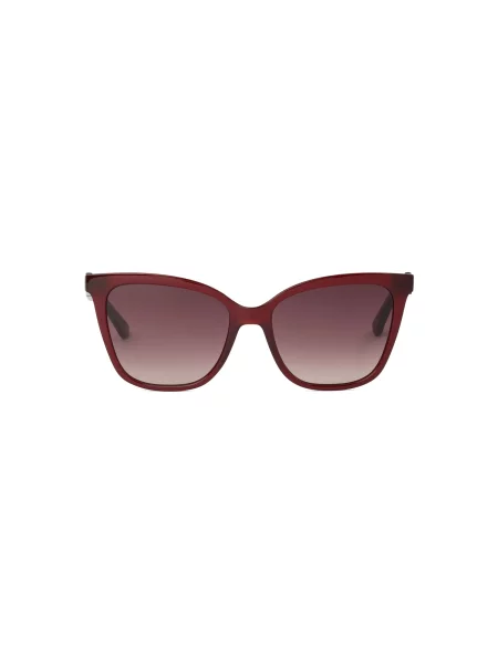 Karl Lagerfeld Ochelari de soare SIGNATURE LOGO bordeaux roșu