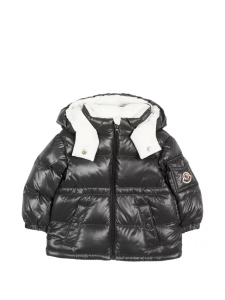 Kurtka puchowa dziecięca Moncler Enfant szara
