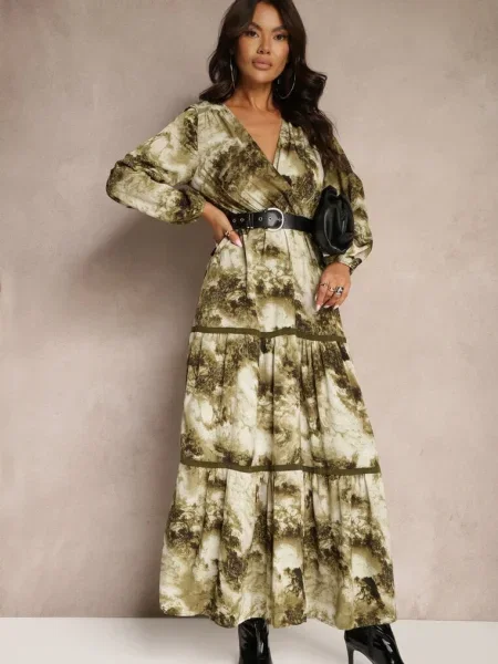 Rochie Edilwenna închis verde