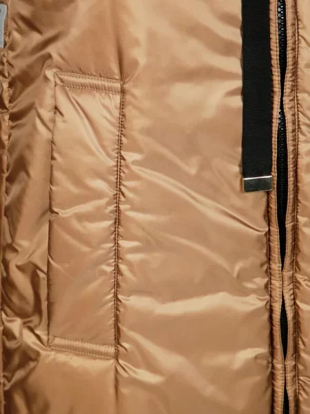 Vestă Max Mara cu glugă maro