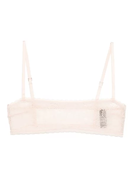 Krajková bandeau podprsenka Kiki De Montparnasse růžová