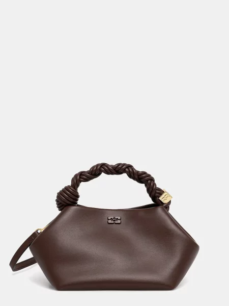 Geanta crossbody Ganni maro