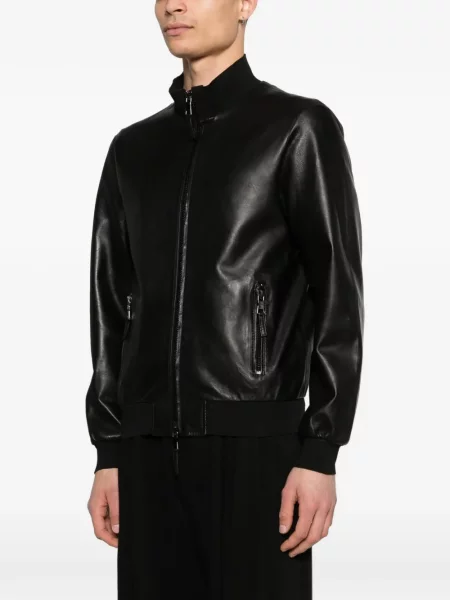 Geanta de piele The Jack Leathers negru