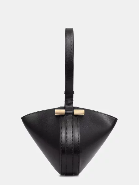 Geanta hobo Victoria Beckham din piele negru