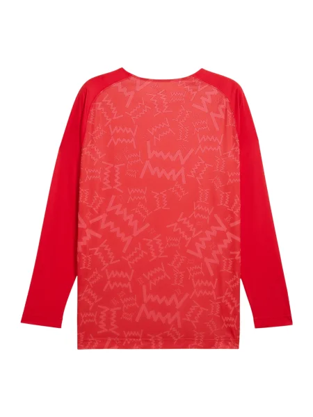 PUMA Funkcionalna majica Teamjaws rdeča / melona / črna bela