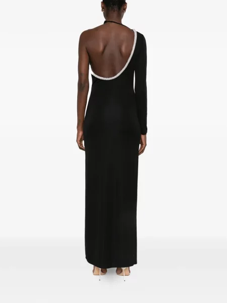 Rochie maxi Alessandro Legora cu un umăr gol negru
