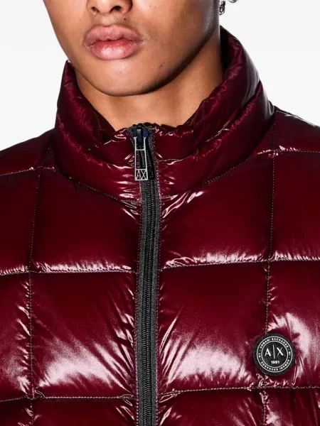 Matlasat geacă Armani Exchange roșu