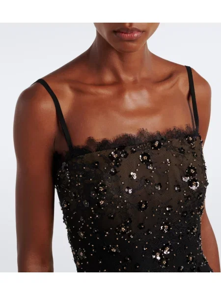 Rochie Elie Saab din dantelă negru