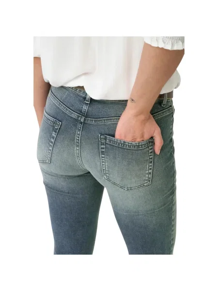 Blugi evazați Only albastru