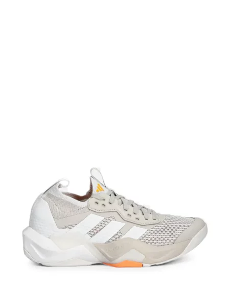 Košulja Adidas s platformom s printom s kapuljačom žuta