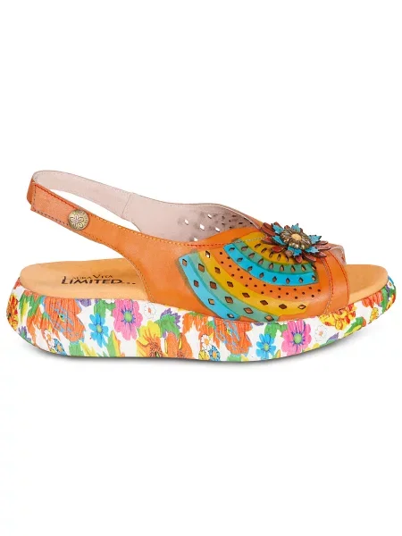 Pantofi Laura Vita portocaliu
