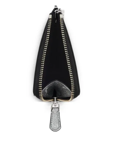 Portofel Marc Jacobs din piele argintiu