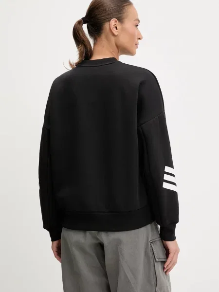Csíkos felső Adidas fekete