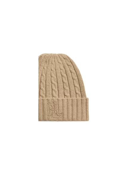 Lauren Ralph Lauren beanie kapa z volno bež
