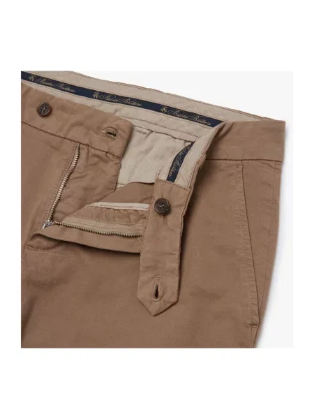 Spodnie Brooks Brothers brązowe