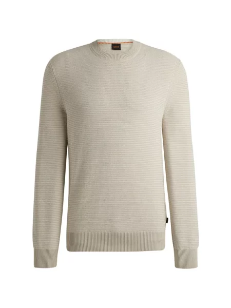 Sweter Boss beżowy