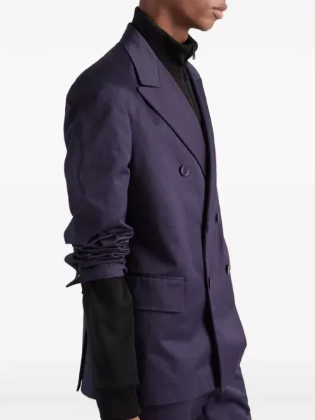 Geacă Prada din jerseu negru