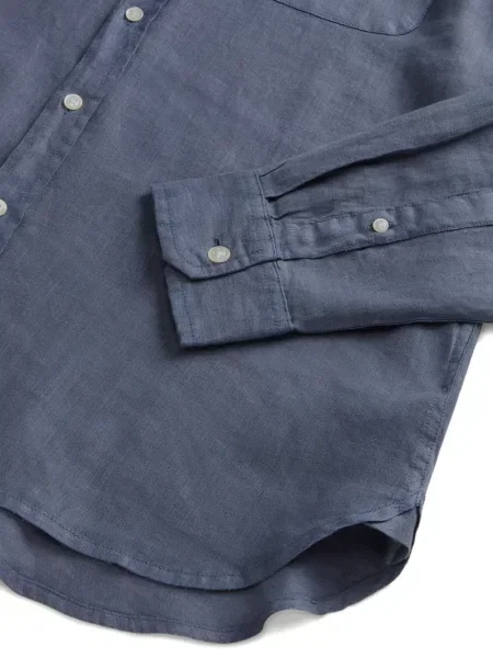 Cămașă Woolrich de in albastru