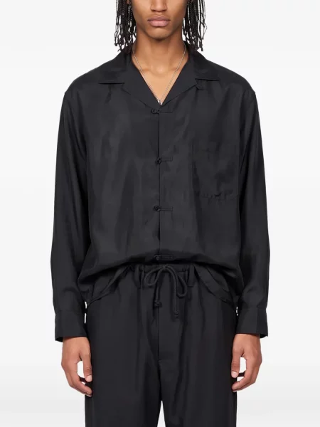 Πουκάμισο Yohji Yamamoto μαύρο