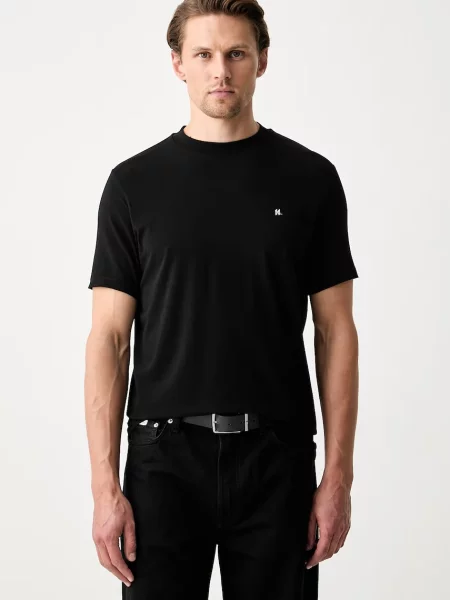 Karl Lagerfeld tricou pentru bărbați din cu negru