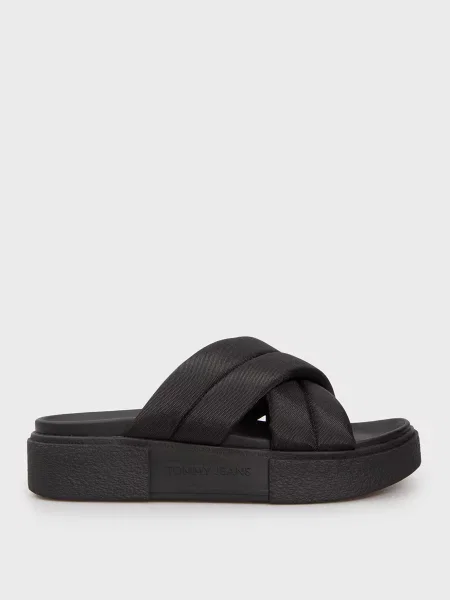 Шльопанці Tommy Jeans чорні
