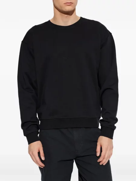Pulover Diesel cu broderie negru