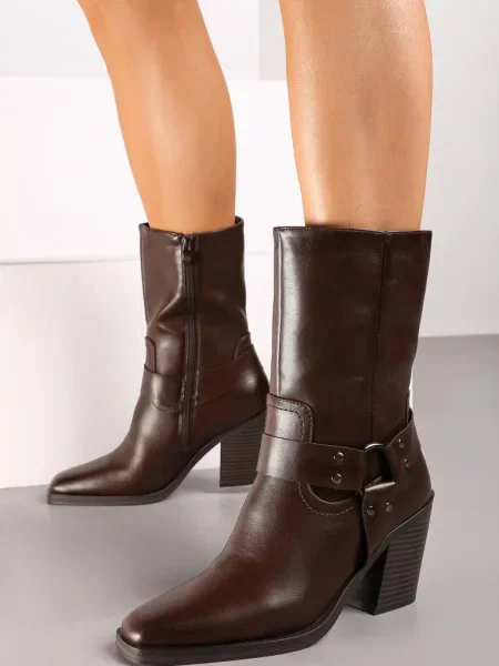 Botine Verinique maro