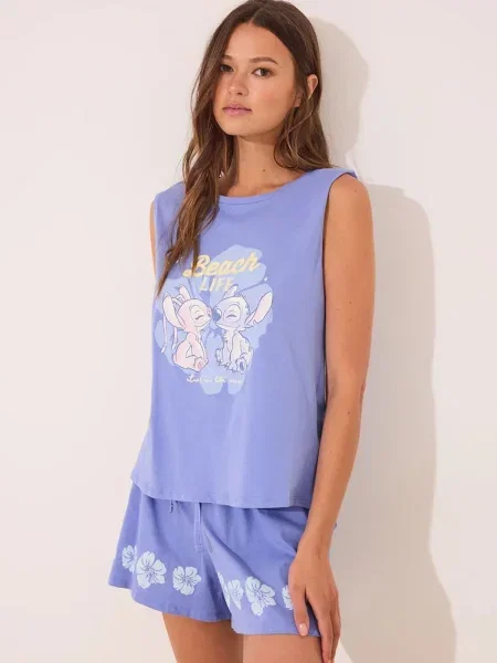 Пижама women'secret дамска от синьо