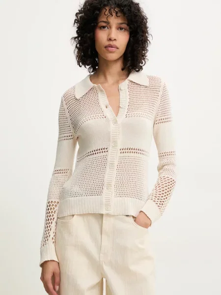 Moschino Jeans kardigan lekki beżowy