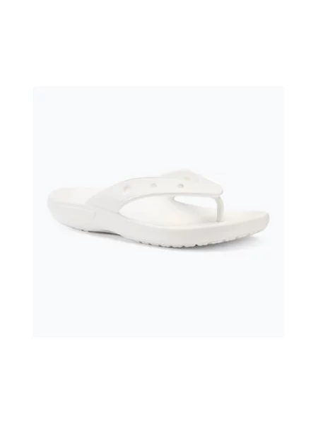 Классические шлепанцы Crocs белые