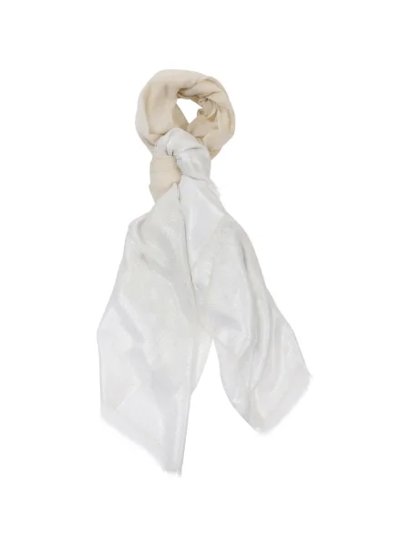 Fular Peserico cu franjuri auriu