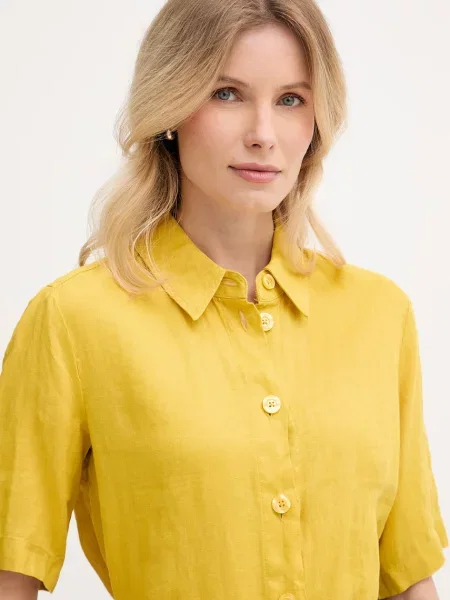 United Colors of Benetton сорочка лляна