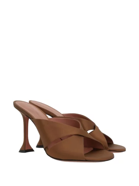 Papuci tip mules Amina Muaddi maro