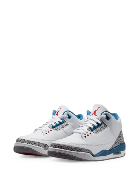 Sneakerși Jordan 3 Retro retro alb