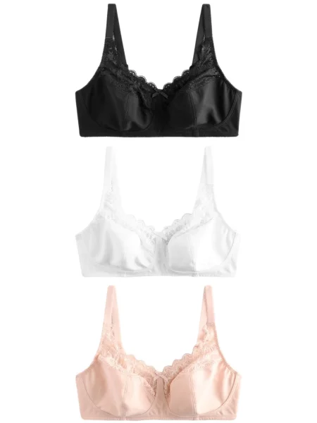 Next Sutien roz / negru alb