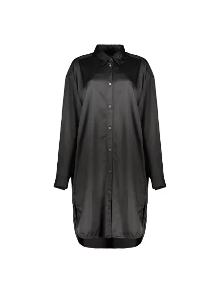 Sukienka koszulowa Diesel czarna