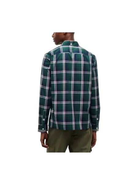 Koszula Tommy Hilfiger w kratę zielona