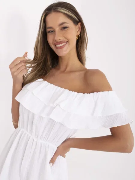 Rochie Italy Moda alb