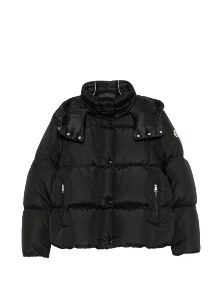 Matlasat geacă Moncler negru