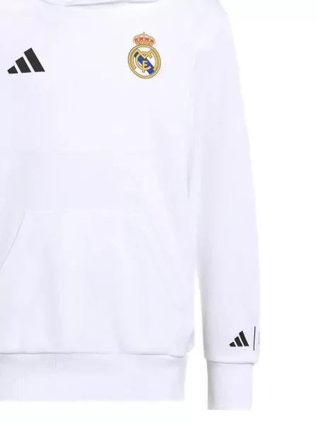 Bluza z kapturem dziecięca Adidas biała