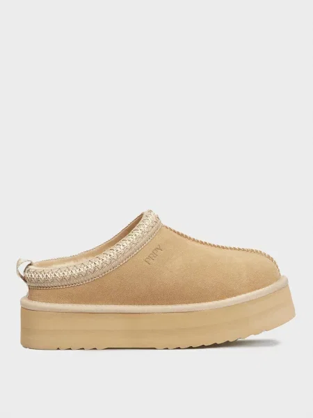 Замшевые сапоги Prpy бежевые